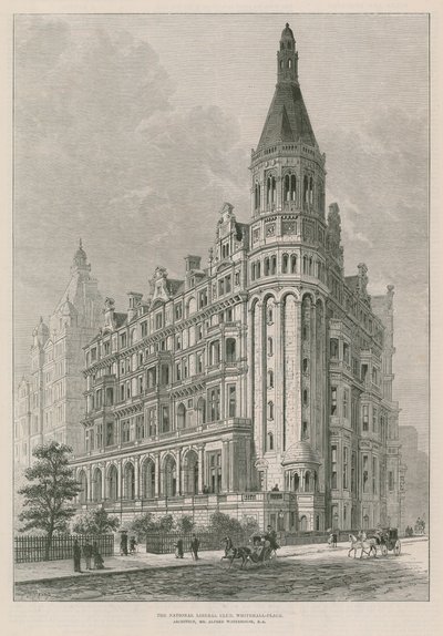 National Liberal Club, Whitehall Place af Frank Watkins