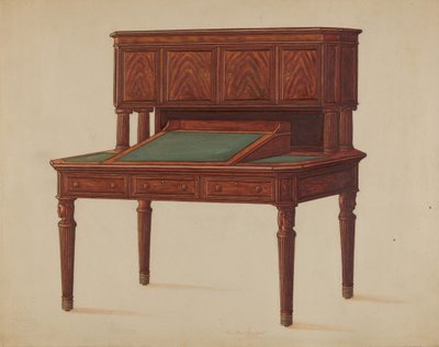 Skrivebord af Frank Wenger