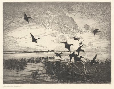 Efter solnedgang af Frank Weston Benson