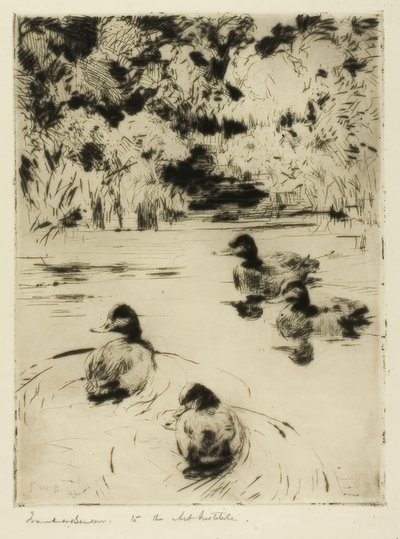 Små blåfugle af Frank Weston Benson