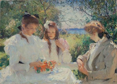 Portræt af mine døtre af Frank Weston Benson