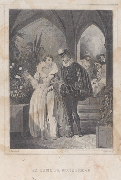 Damen af Monsoreau La Dame de Monsoreau, 1830-65. af François Adolphe Bruneau Audibran