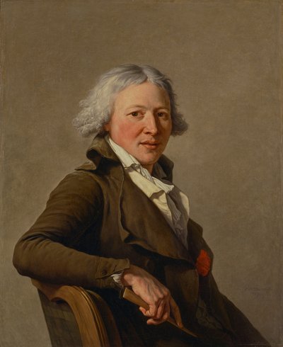 Portræt af billedhuggeren Roland af François André Vincent