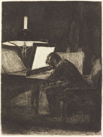 Printeren af François Bonvin