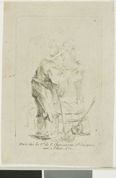 En dårligt klædt bonde af François Boucher