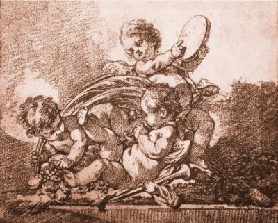 Allegori om efteråret af François Boucher