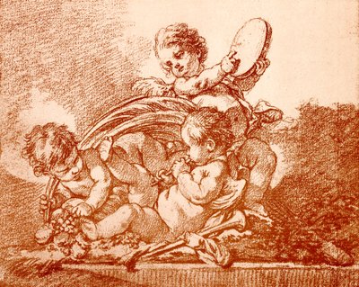 Allegori om efteråret af François Boucher
