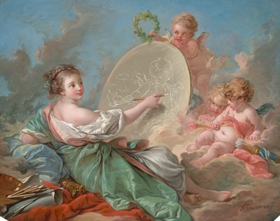 Allegori af maleri af François Boucher