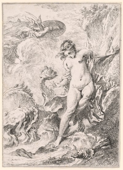 Andromeda Andromède, 1734. af François Boucher