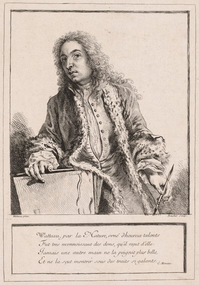 Antoine Watteau af François Boucher