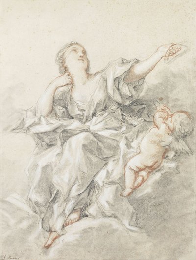 Astronomi; L"Astronomien, af François Boucher