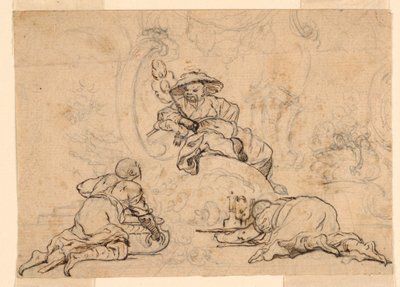 Designs til Chinoiserie Ornament af François Boucher