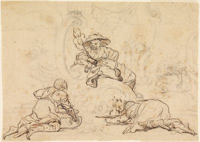 Design til Chinoiserie Ornament af François Boucher