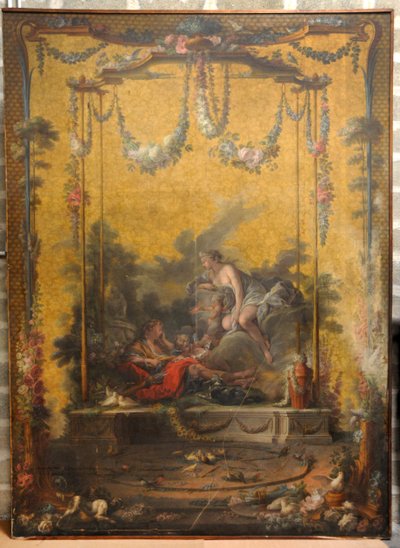 François BOUCHER, Maurice JACQUES - CARTON DE TAPISSERIE. AURORE ET CEPHALE, GOB-21-001 af François Boucher