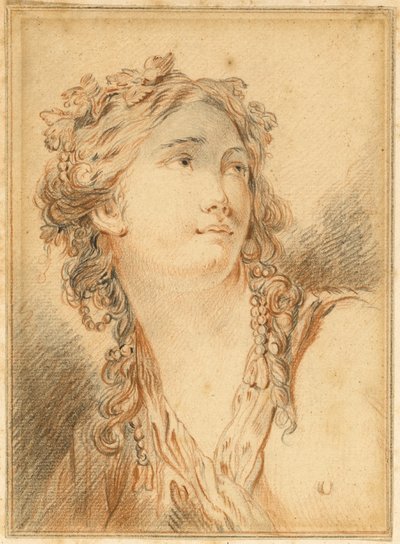Leder af Bacchante af François Boucher