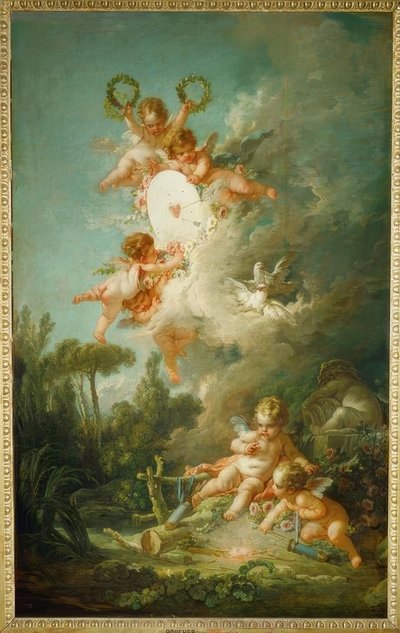 Kærlighedens mål af François Boucher