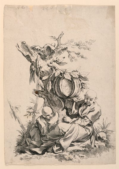 Le Gout (Smag) fra serien Les Cinq Senses (The Five Senses) af François Boucher