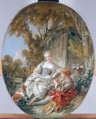 Flageolet-spilleren af François Boucher
