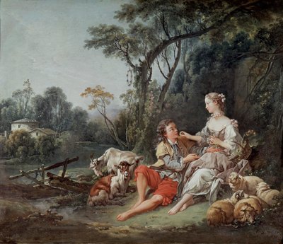 Tænker han på druer?, 1747 af François Boucher