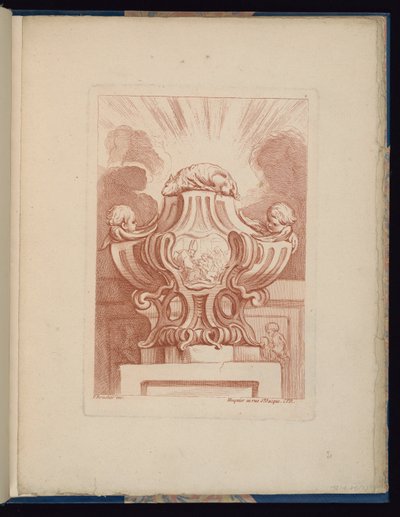 Tallerken 2, Livre de vases (Vasernes Bog) af François Boucher