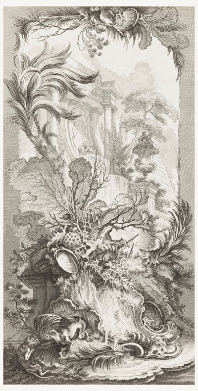 Rocaille (rokokodesign), i Nye stykker til skærme (Nye koncepter til skærme) af François Boucher