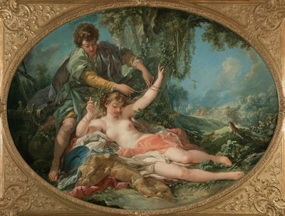 Sylvia befriet af Aminta, 1755. af François Boucher