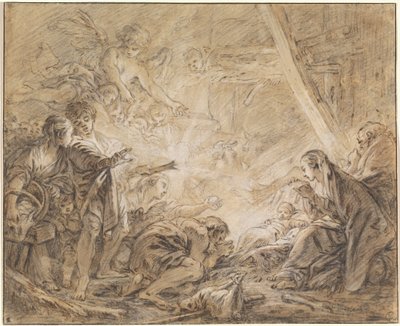 Hyrdernes tilbedelse af François Boucher