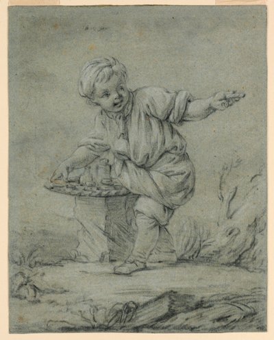 Den ungdommelige sælger af François Boucher