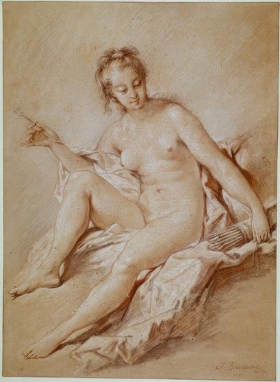 Venus med pil og kogger af François Boucher