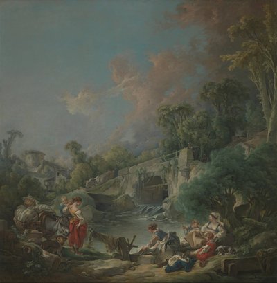 Vaskekoner, 1768 af François Boucher