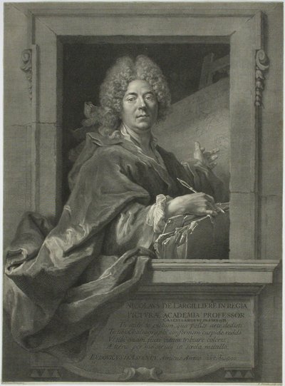 Nicolas de Largilliere af François Chereau