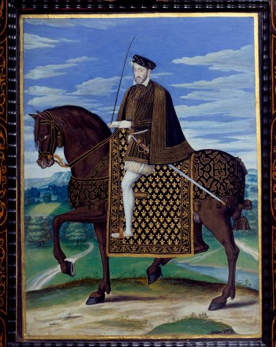 Rytterportræt af Henrik II af François Clouet