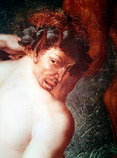 Head of a Satyr, fra Diana Bathing af François Clouet