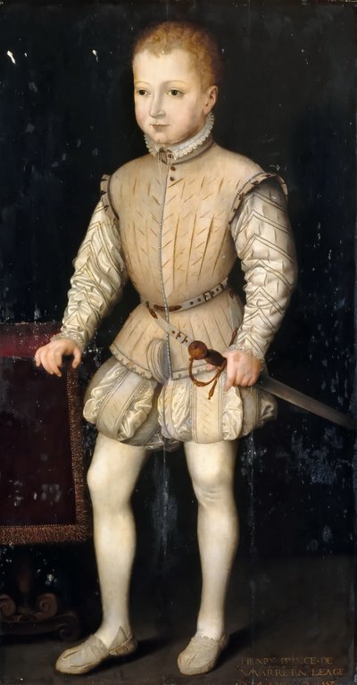 Henrik IV af Frankrig som barn af François Clouet