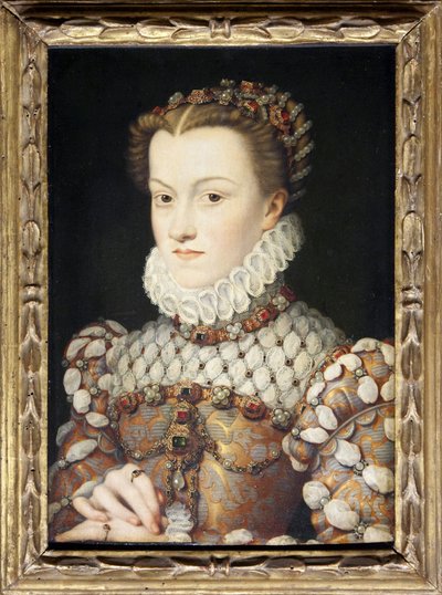 Portræt af Elisabeth af Østrig af François Clouet