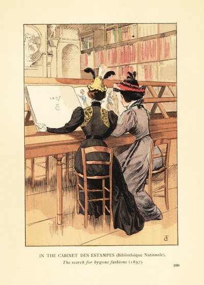 I Cabinet des Estampes, Bibliotheque Nationale af François Courboin