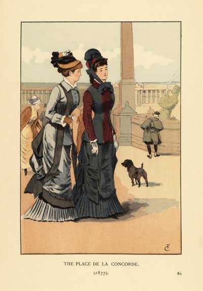 Sted fra Concorde i 1877 af François Courboin