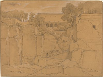 Sorrento af François Edouard Bertin