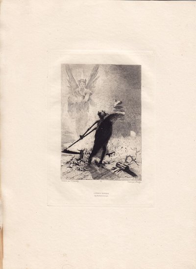 François Flameng - Victor Hugo - Les Contemplations - Manden med leen af Francois Flameng
