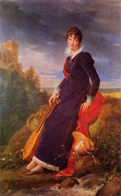 Fransk:  Portræt af Catherine Starzeńska af François Gérard