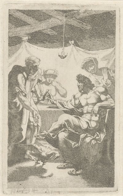 Jupiter og Merkur ved Philemon og Baucis af François Joseph Lonsing