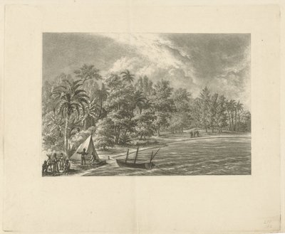 Tropisk landskab af François Joseph Pfeiffer (II)