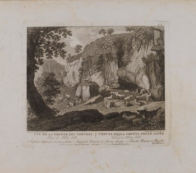 Uve (sic) fra Grotte des Chevres (nr. X) af François Morel
