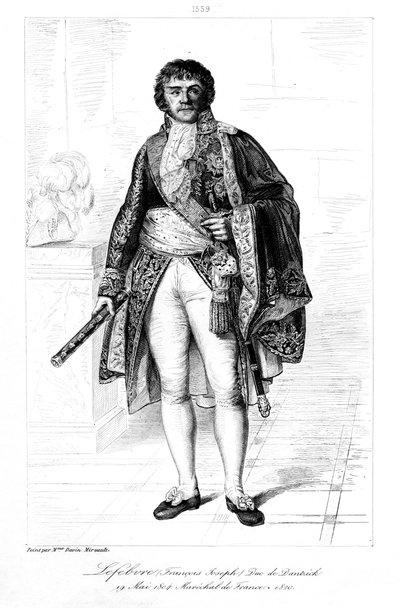 Francois Joseph Lefebvre 1755-1820, hertug af Dantzig, 1839. af François Pigeot