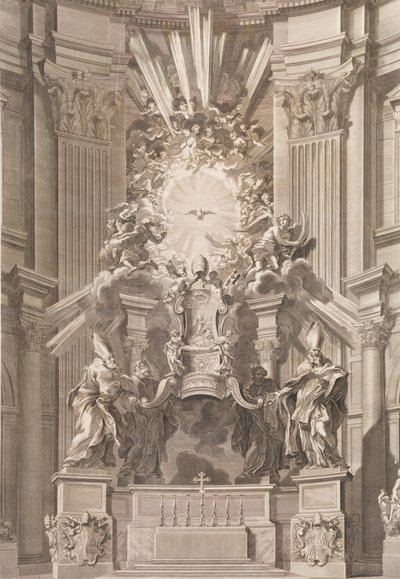 St. Peters stol i templets indre...Plade 41 fra albummet 