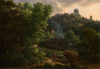 Italiensk landskab af Francois Xavier Fabre