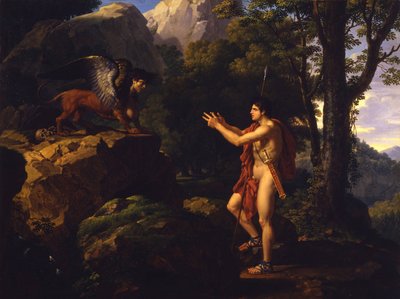 Ødipus og sfinksen af Francois Xavier Fabre