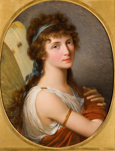 Portræt af Lady Charlemont som Psyke af Francois Xavier Fabre