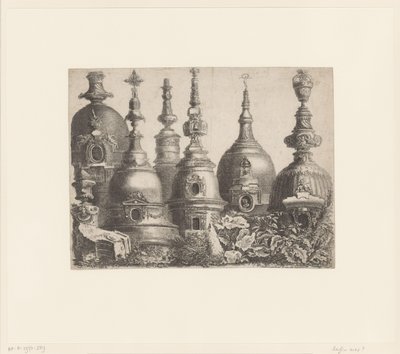 Fantasibyggeri Samling af forskellige dæmpningsdele (serietitel) af François de Cuvilliés (fils)