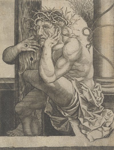 Kristus som sorgens mand, ca. 1522-25. af Frans Crabbe van Espleghem